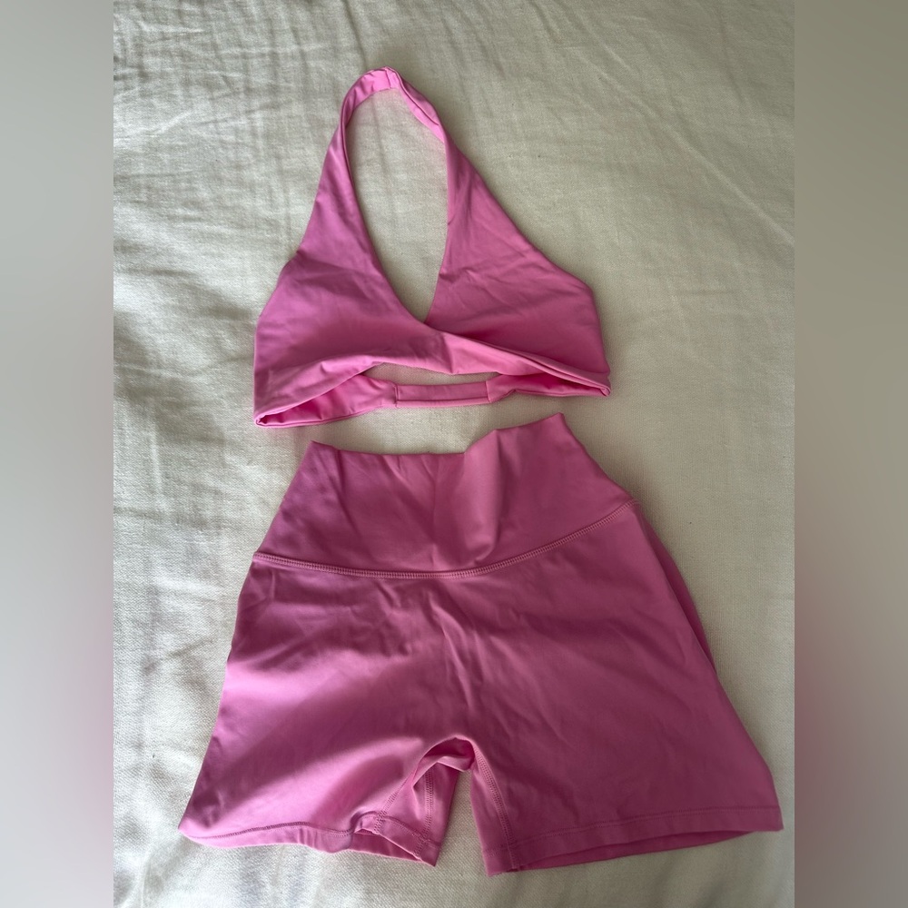 CSB Crop Shop Boutique Pink Set